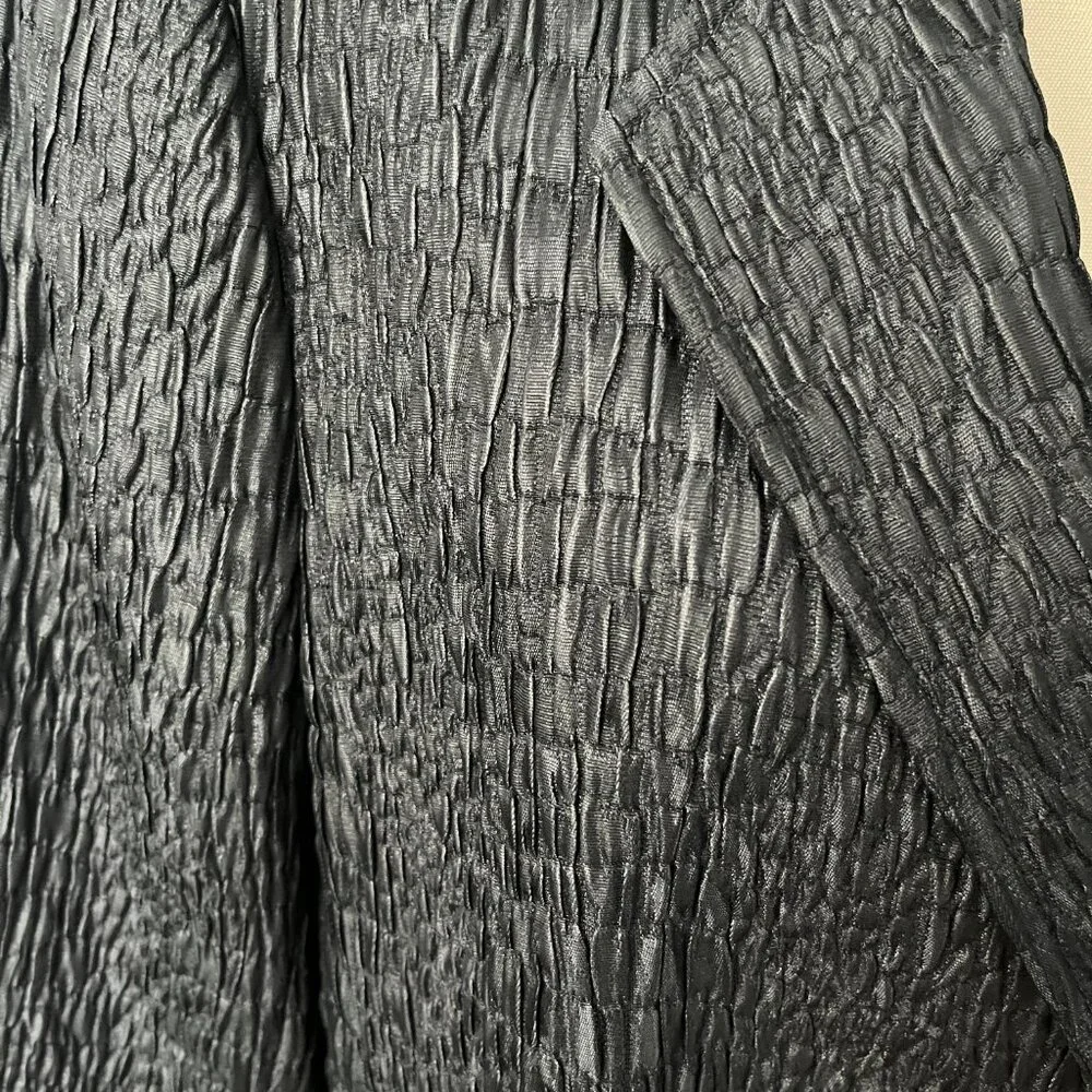 Santorelli Gianna Blazer Black Office Corporate Chic Quiet Luxury Italy Sz 10